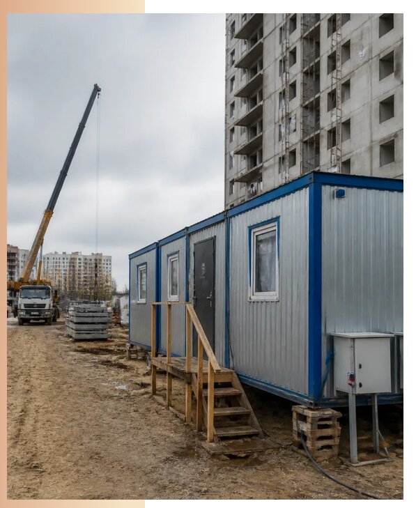 Аренда строительных вагончиков для рабочих в Горном-Алтайске